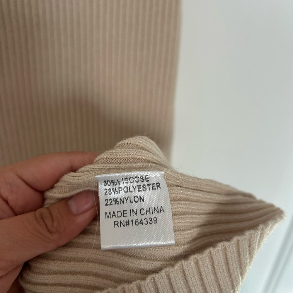 Petal & Pup x Georgie Stevenson Teoni Beige Midi Dress size small / medium NWT - Picture 9 of 12